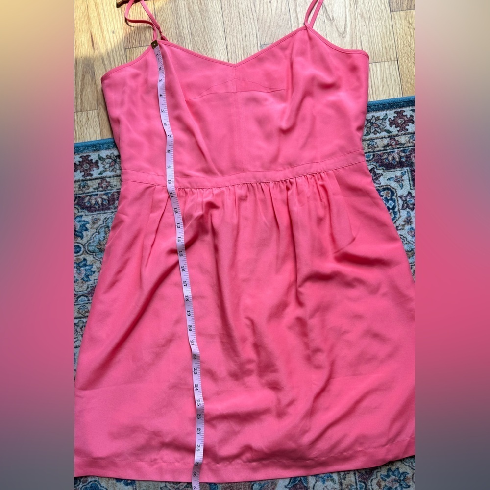 J Crew Factory Womens Cami Dress Coral Size 12 Y2K - Picture 7 of 8
